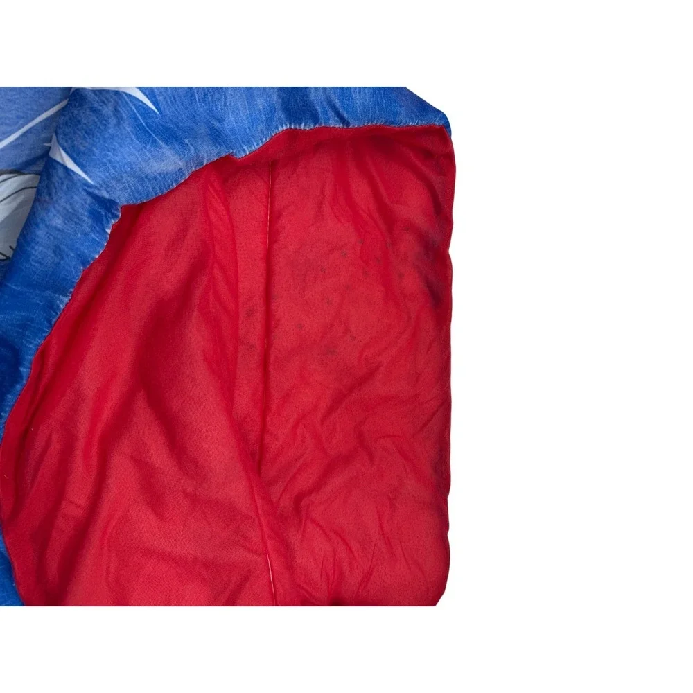 Vintage 1999 Nintendo Pokemon Kids Sleeping Bag Pikachu Ash Ketchum Blue Zip